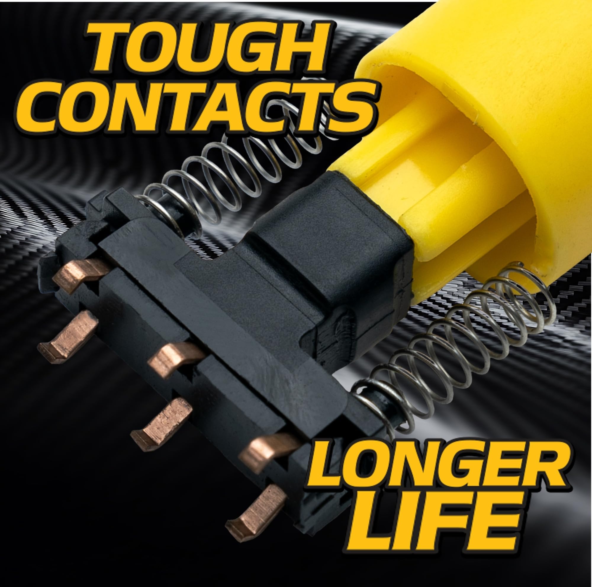 HD Switch mounting and connector detail demonstrating direct-fit design for quick installation