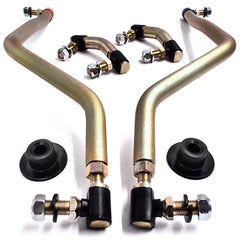 HD Switch front view of 4-pack adjustable drag links showing complete kit and benefits