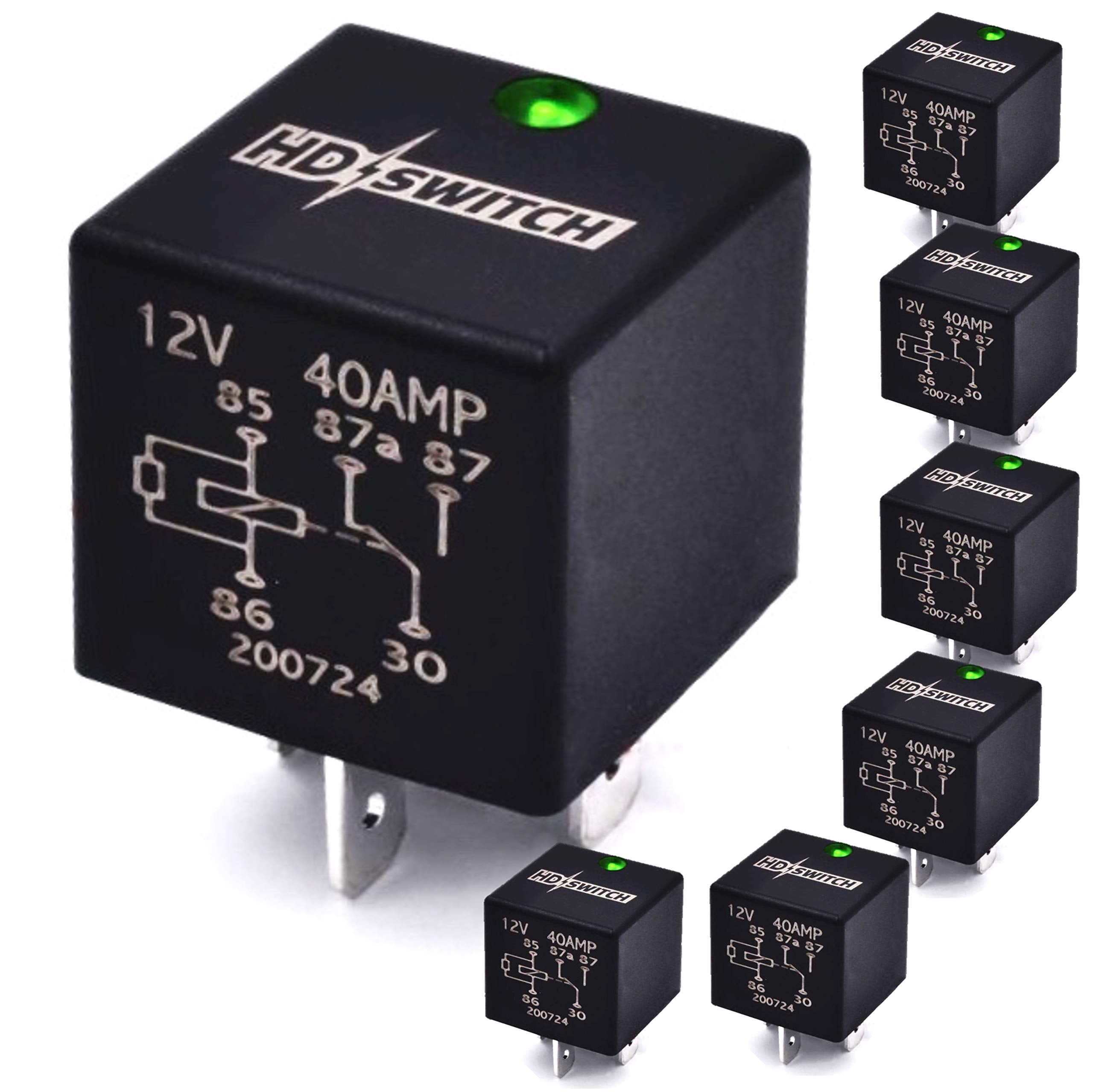 HD Switch front view of six-pack relays showing durable weatherproof casing and value