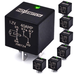 HD Switch front view of six-pack relays showing durable weatherproof casing and value
