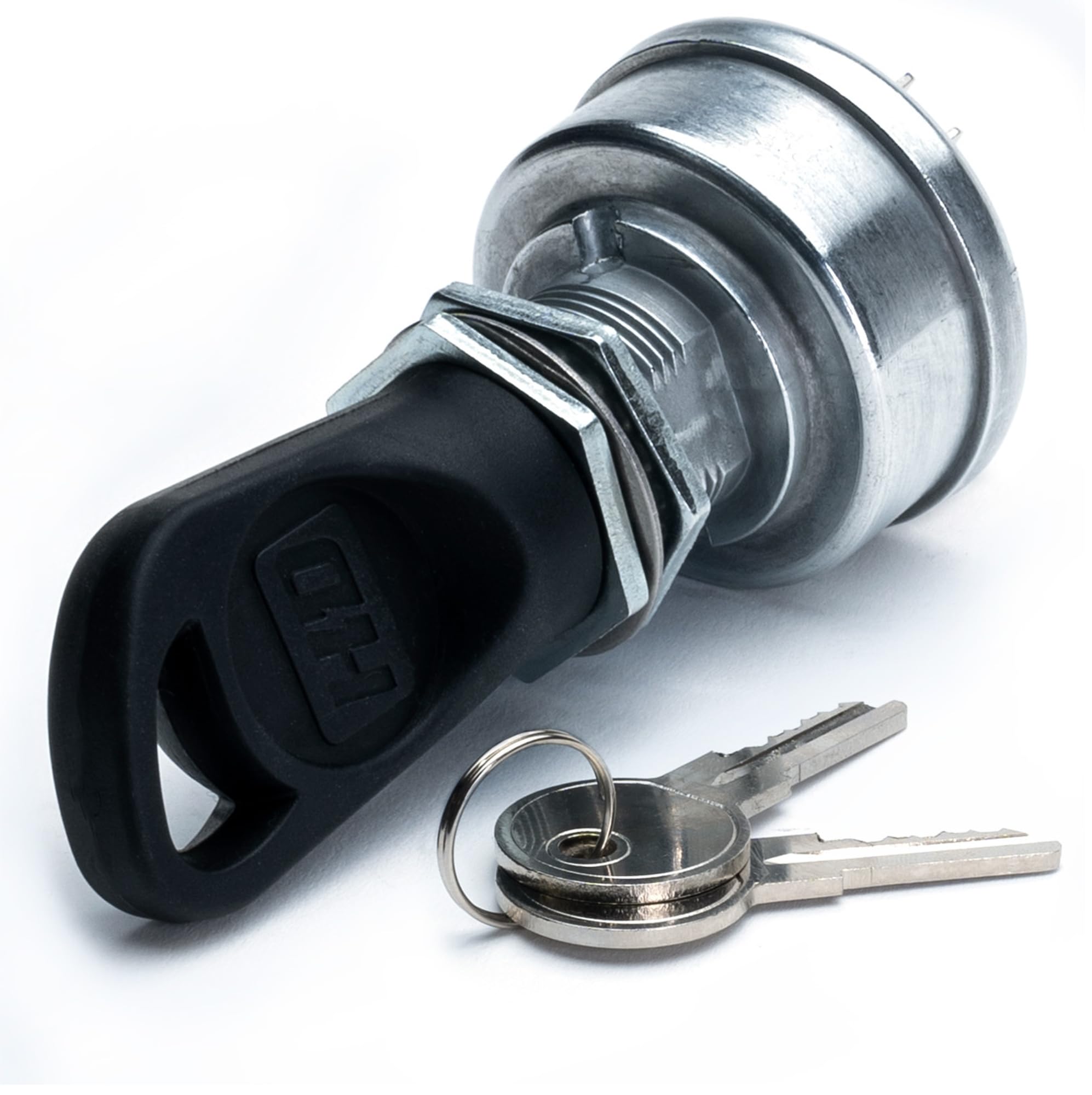 HD Switch front view of ignition switch showing clean fit and easy replacement