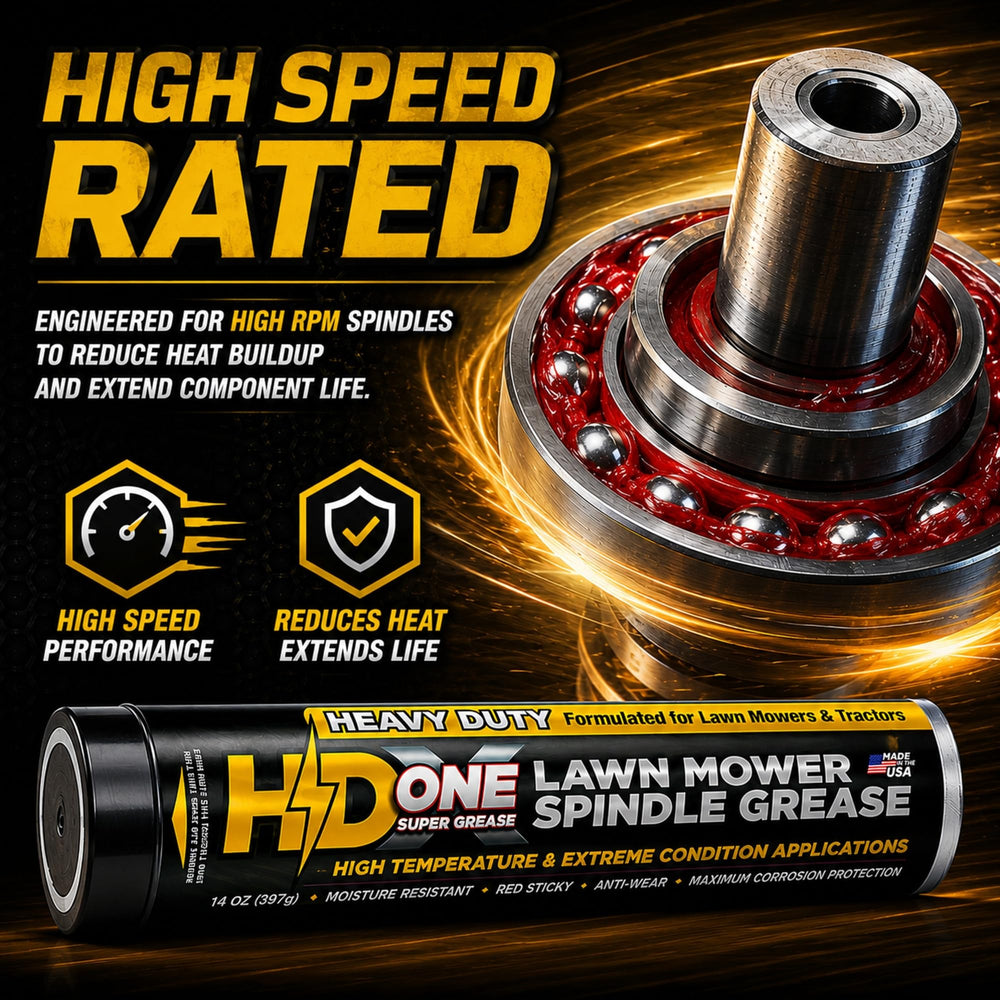 HD Switch spread of grease showing sticky consistency and heat resistance