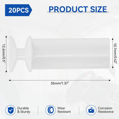 HDWGGD close-up of single roller showing smooth wheel and durable plastic benefits