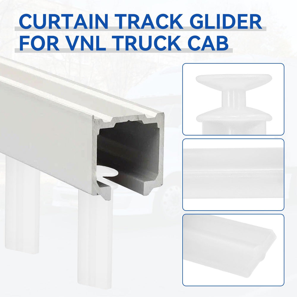 HDWGGD installed glider inside curtain track demonstrating secure, smooth glide