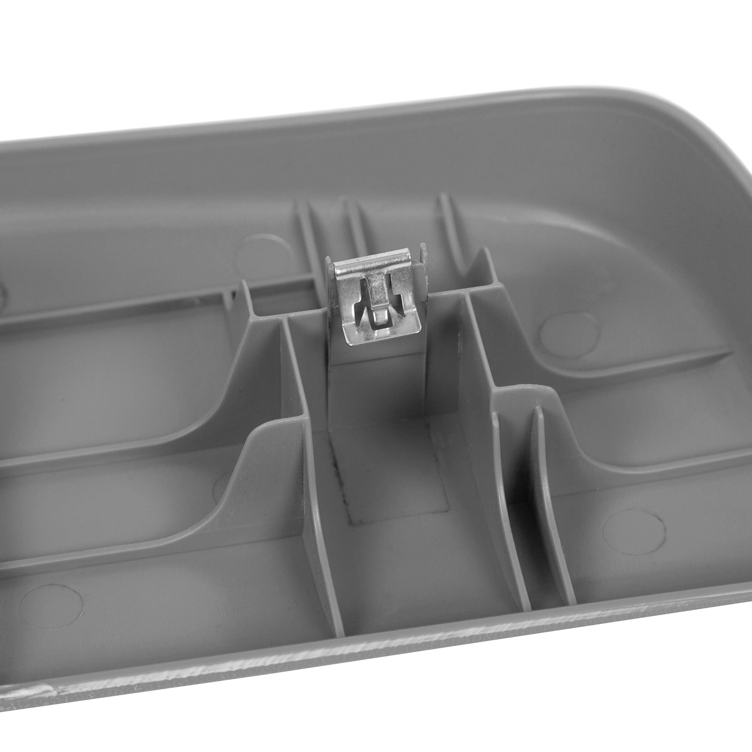 HECASA backside molded detail showing clip locations and strength