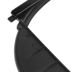 HECASA shroud aligned on radiator showing correct fitment and cooling benefit
