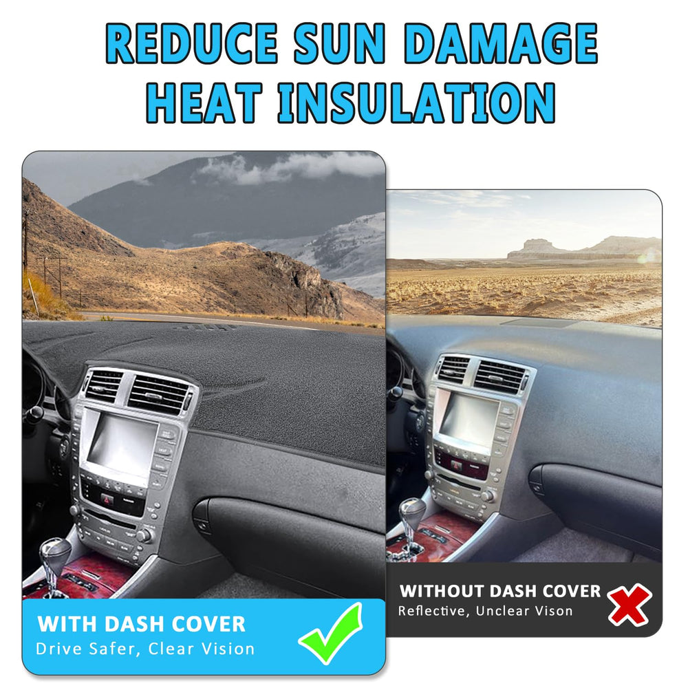 HEDAQI dash cover close on vent and airbag cutouts preserving function
