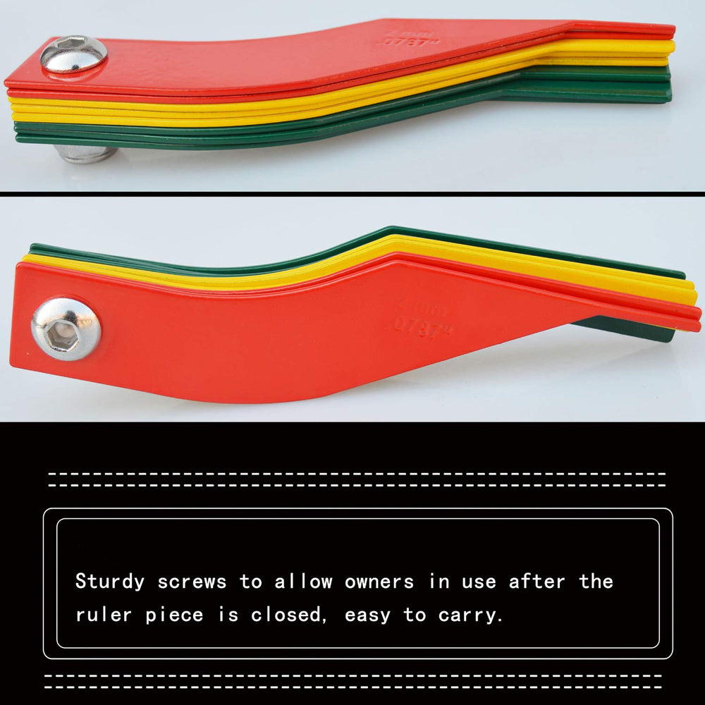 Hedume folded pocket-size gauge, compact and easy to carry for inspections