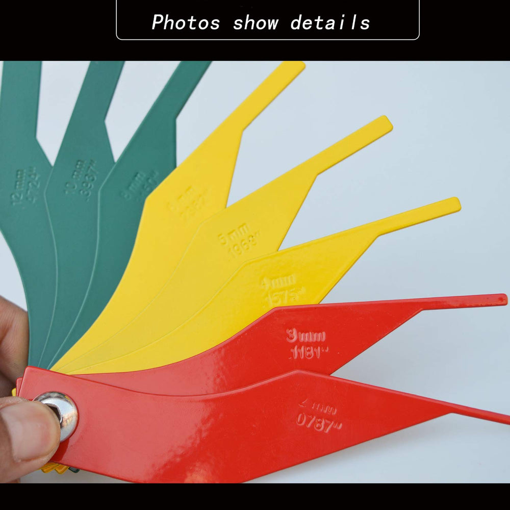 Hedume color-coded blades detail, three-tier system helps identify service need