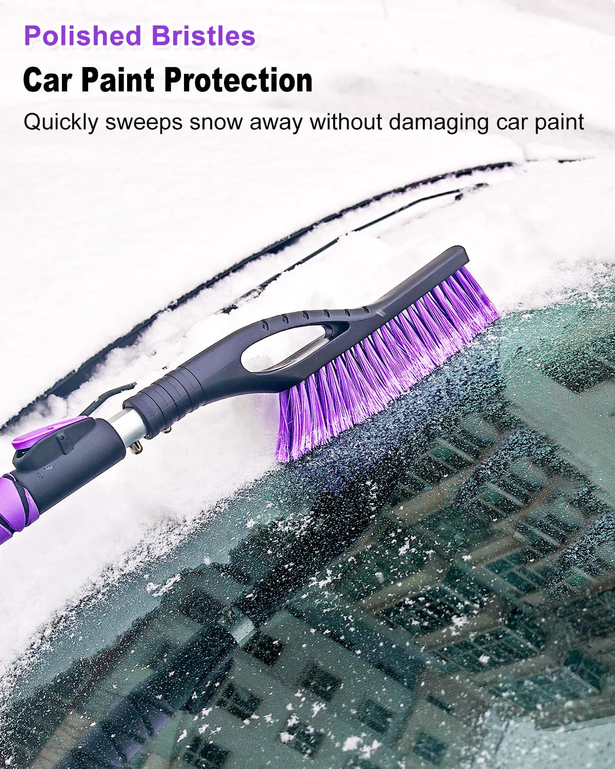 HEEYA ABS scraper detail breaking ice efficiently without scratching