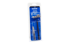 Helicoil carded package front view showing kit contents and clear installation benefit