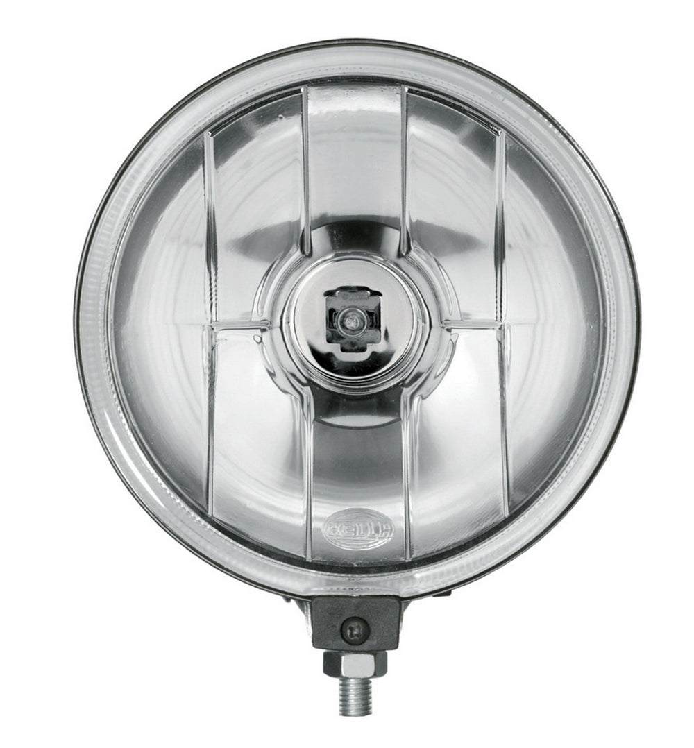 HELLA 500FF with protective covers showing lens protection during transport