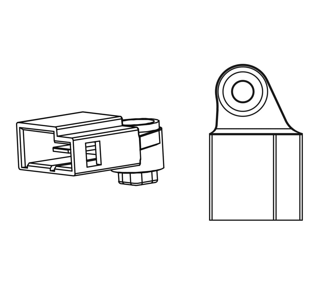 HELLA horn size comparison with hand showing compact scale and portability