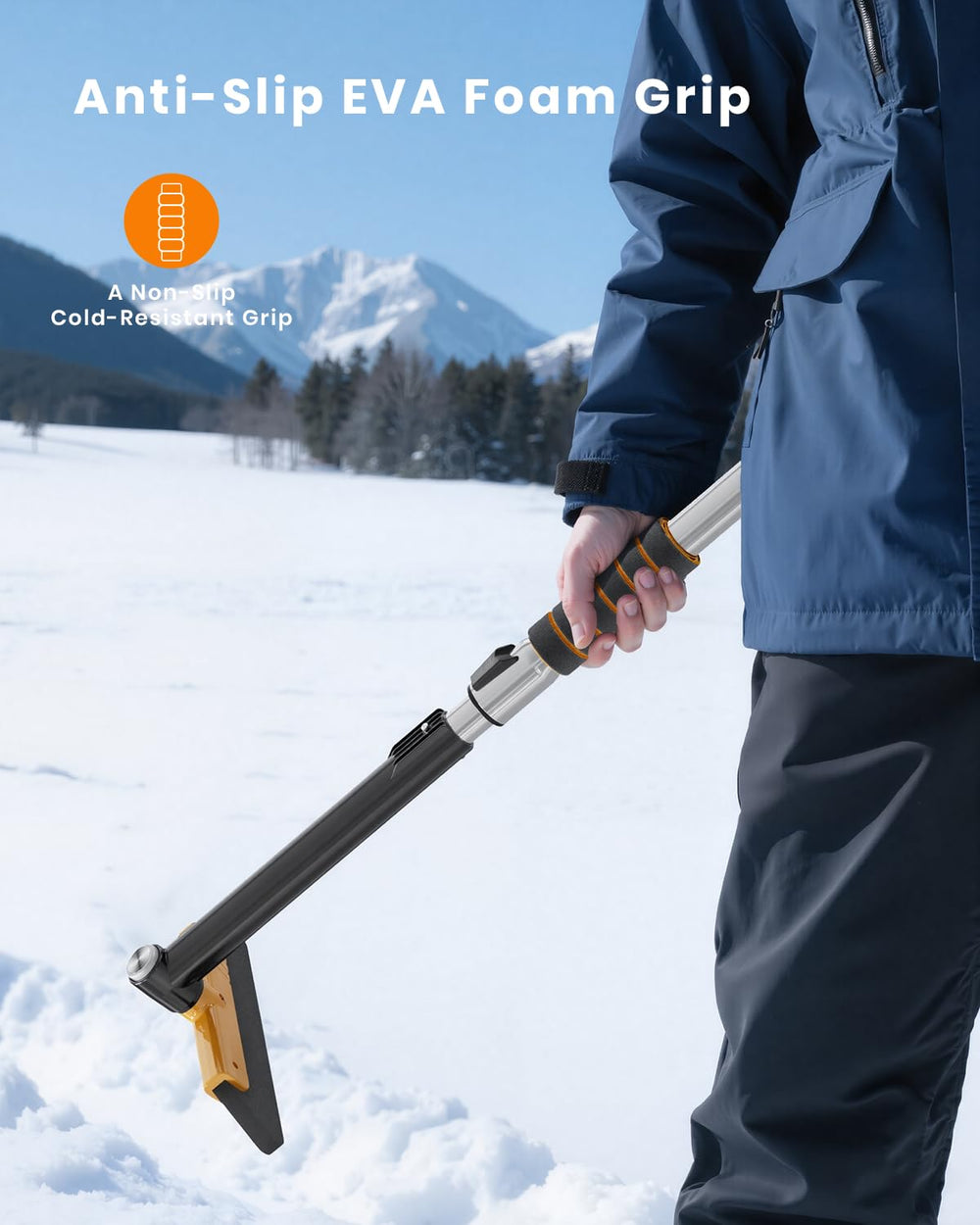 helloleiboo foam grip close-up improves comfort and secure hold