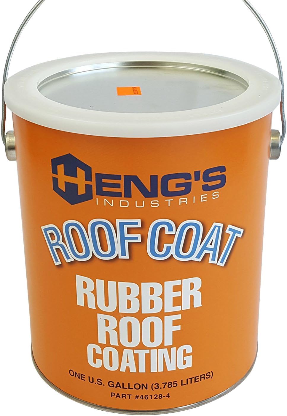 HENG'S INDUSTRIES gallon container front label showing product and waterproof protection