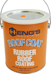 HENG'S INDUSTRIES gallon container front label showing product and waterproof protection