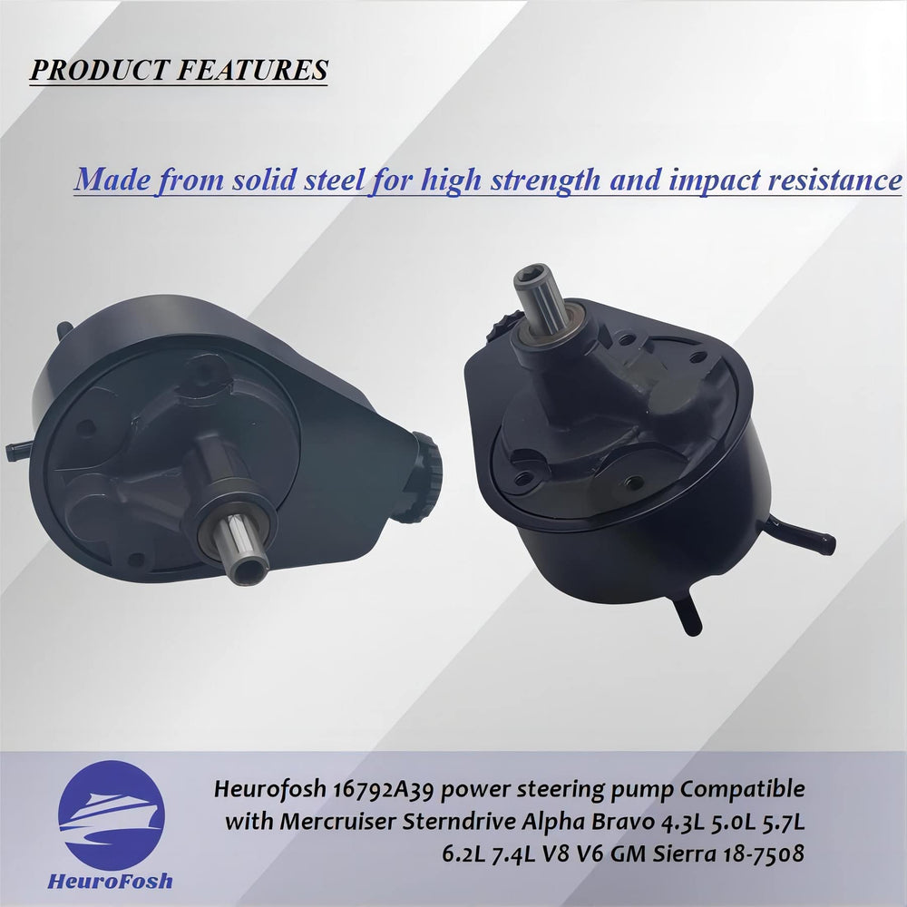 Heurofosh pump shaft spline close-up for accurate coupling verification