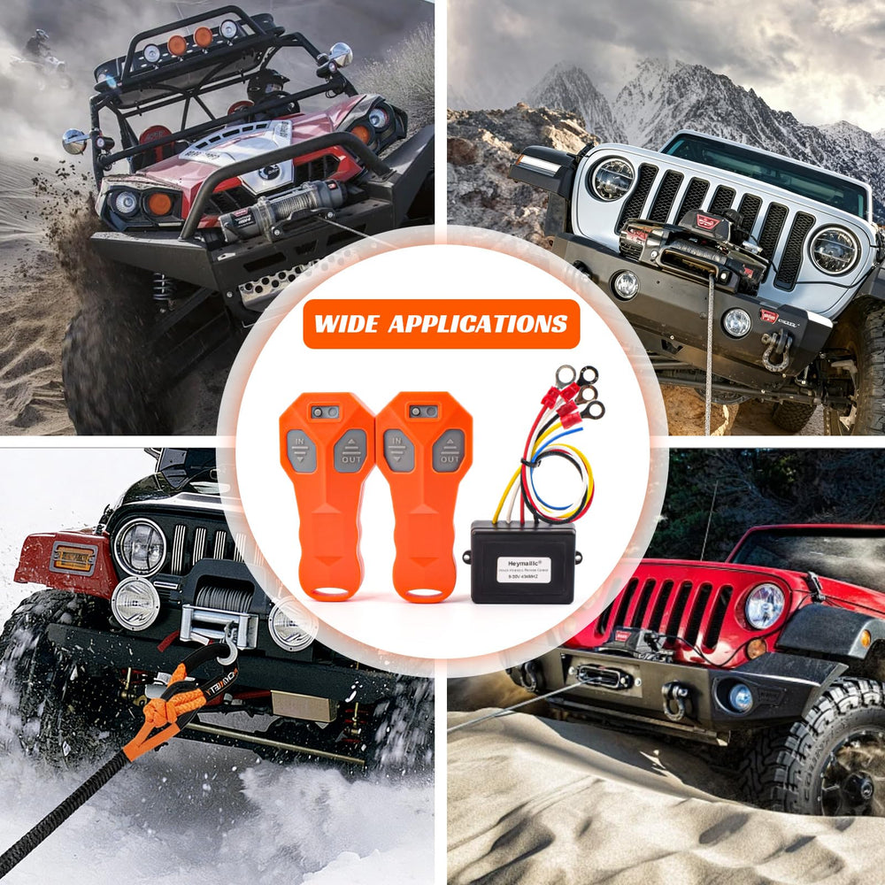 Heymaillc installed on jeep demonstrating hands-free winch operation benefit