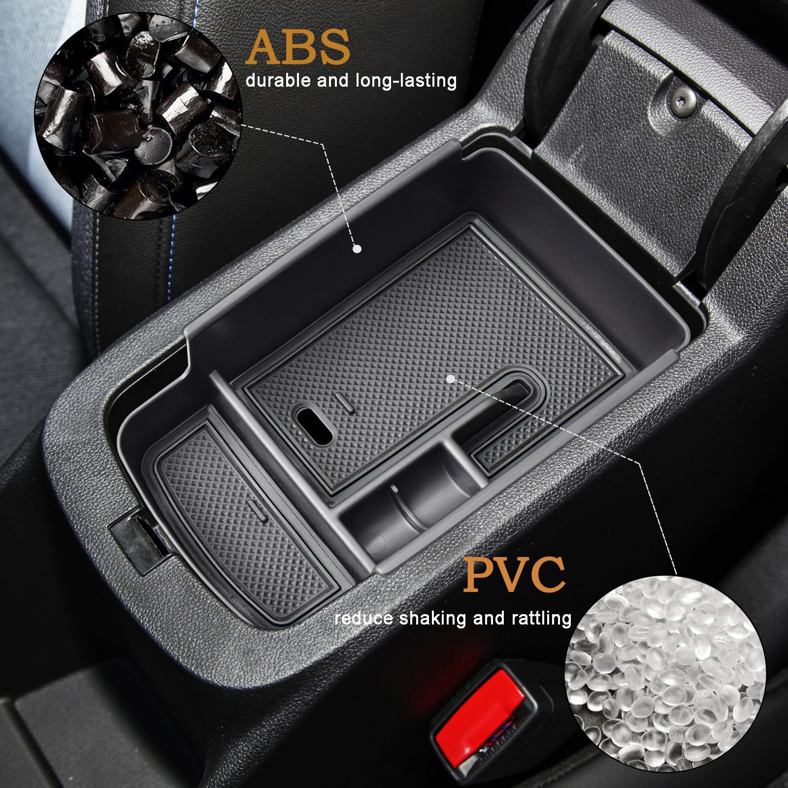 HGWEI size comparison with sunglasses to show compartment capacity