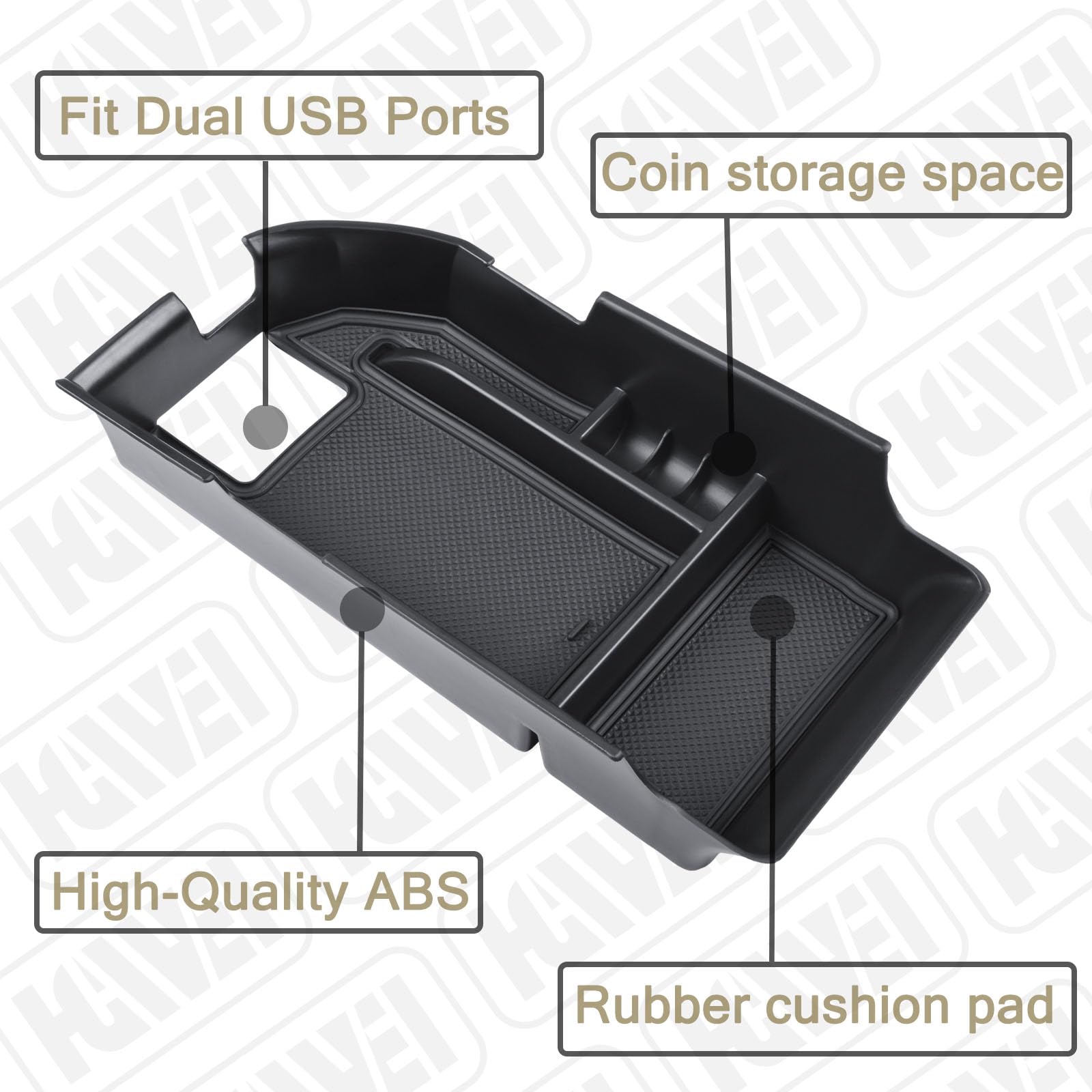 HGWEI tray holding phone and keys for organized quick-reach storage