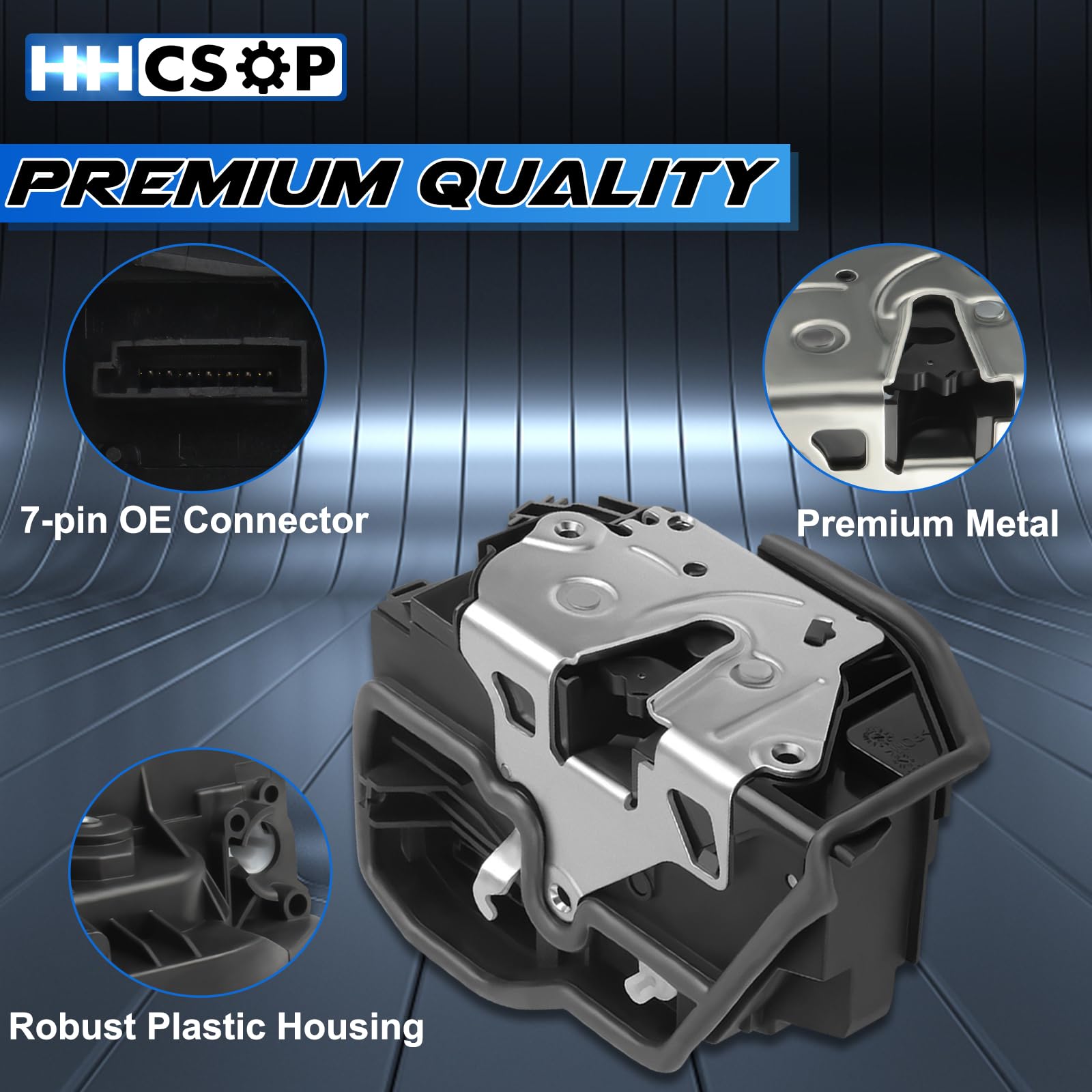 HHCSOP actuator next to tape measure showing compact size for accurate fitment