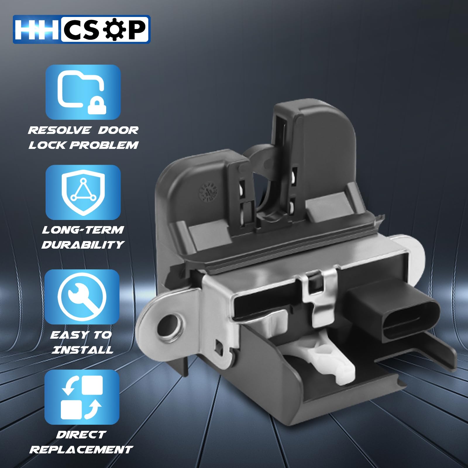HHCSOP actuator beside ruler showing compact size for quick fitment benefit