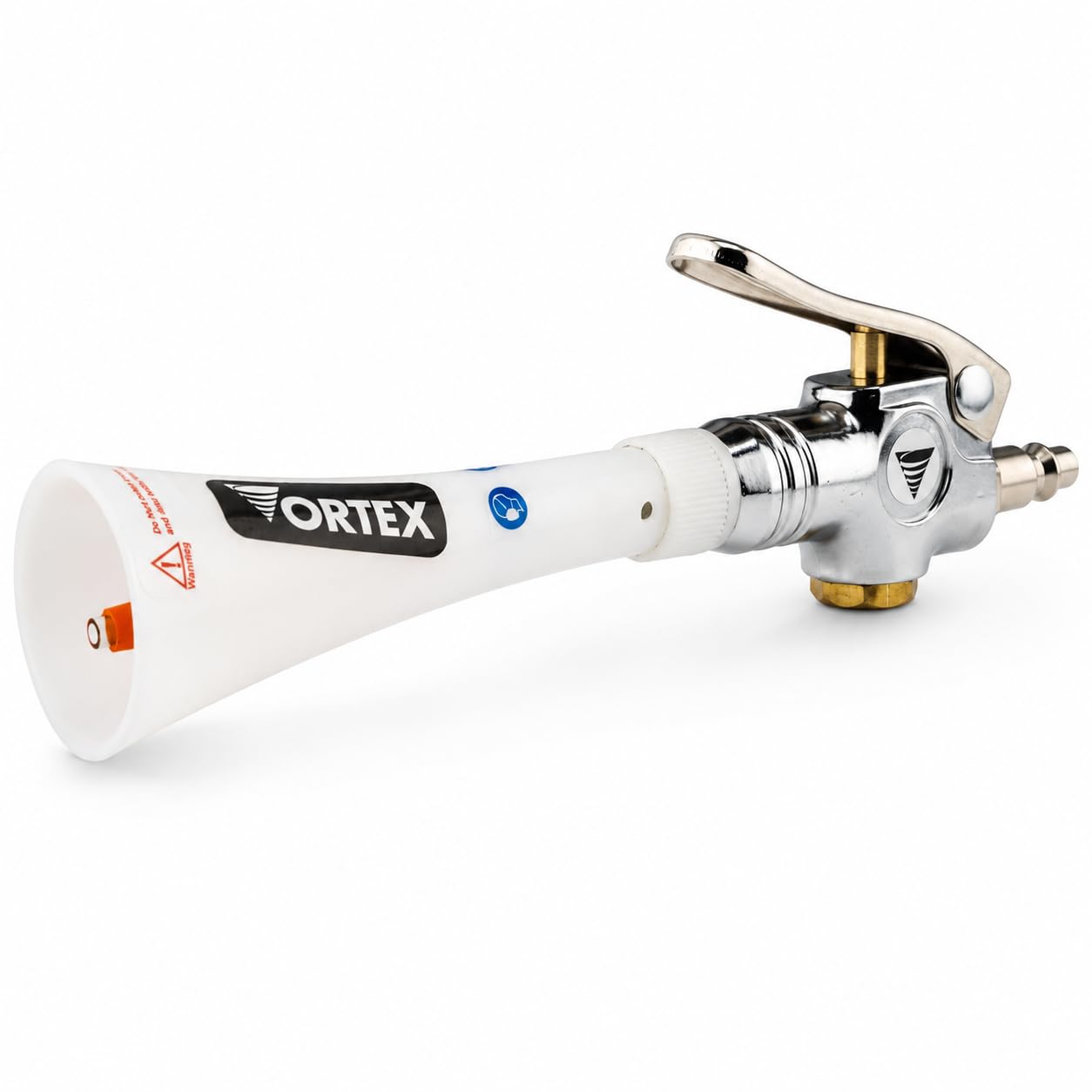 HI-TECH Vortex gun front view showing cone and handle for efficient detail work