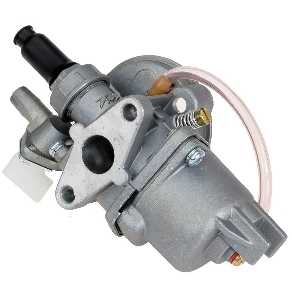 HIAORS carburetor next to ruler showing compact size and accurate dimensions