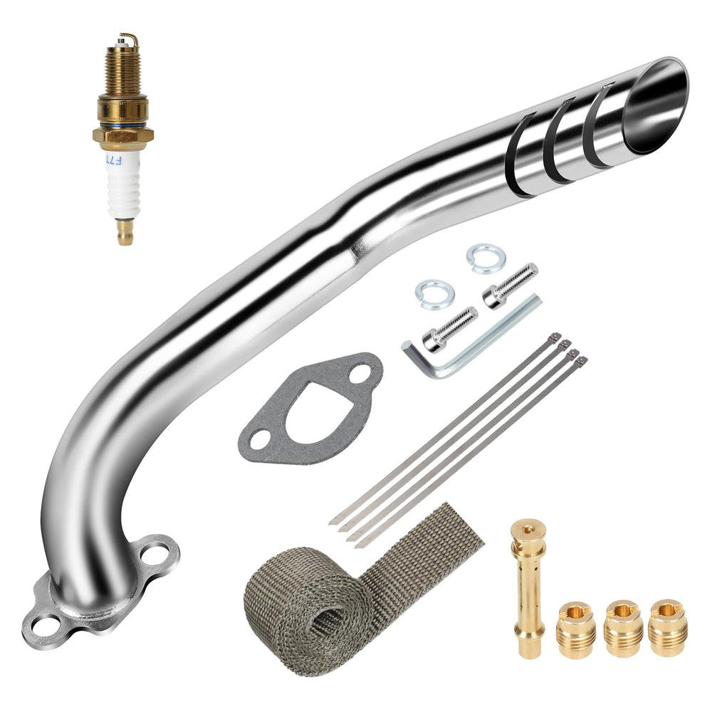 HIAORS front exhaust header showing full shape and fit benefits