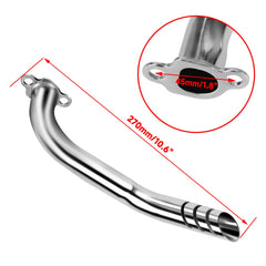 HIAORS installed on a mini bike improving sound and exhaust flow