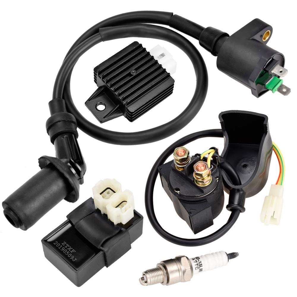 HIAORS ignition coil in hand showing compact size and sturdy construction