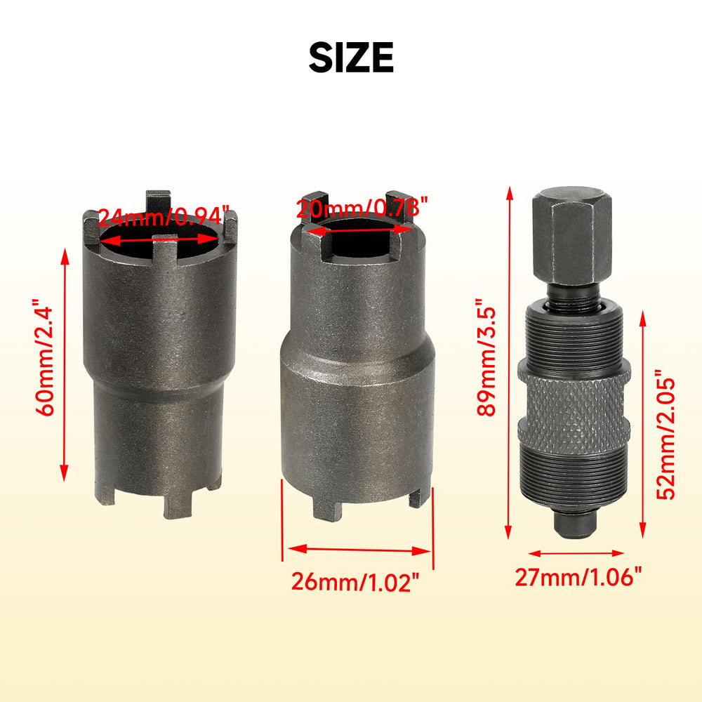 HIAORS spanner engaging a clutch nut to prevent rounding and ensure secure grip