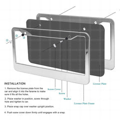 HIBUFAN hardware and accessories layout with screws washers caps and screwdriver included