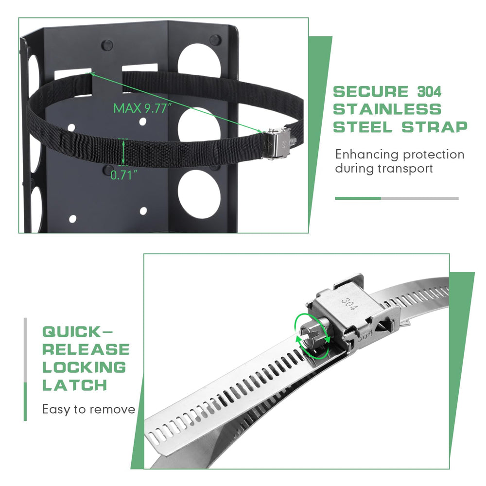 Hicarer bracket size scale comparison illustrates compact footprint and space savings
