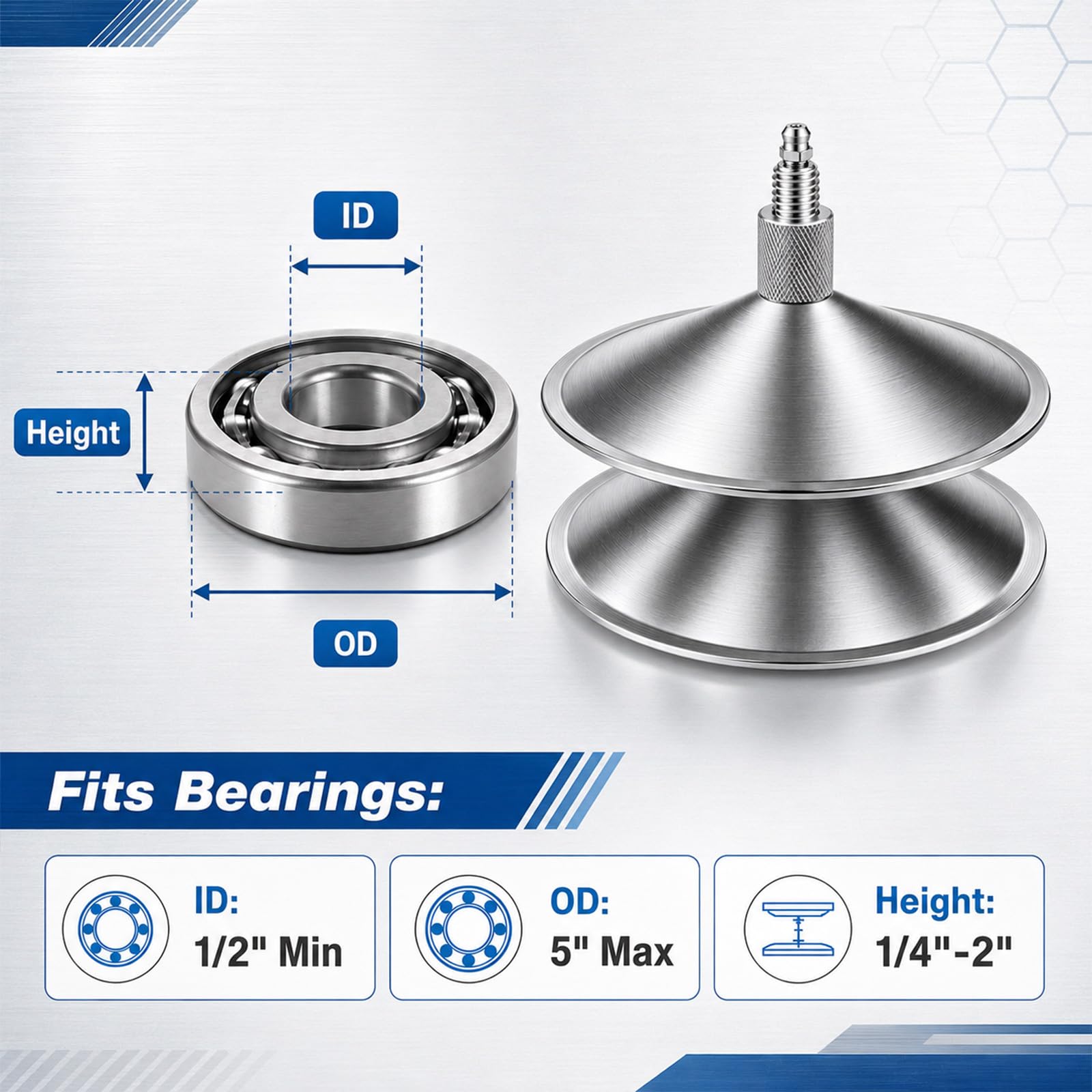 Hicarer stainless steel texture close-up highlighting durable corrosion resistance