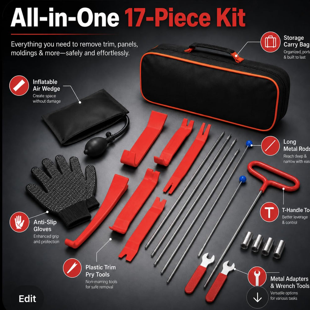 HIGH & SKY non-marring wedges and plastic trim tools protecting paint