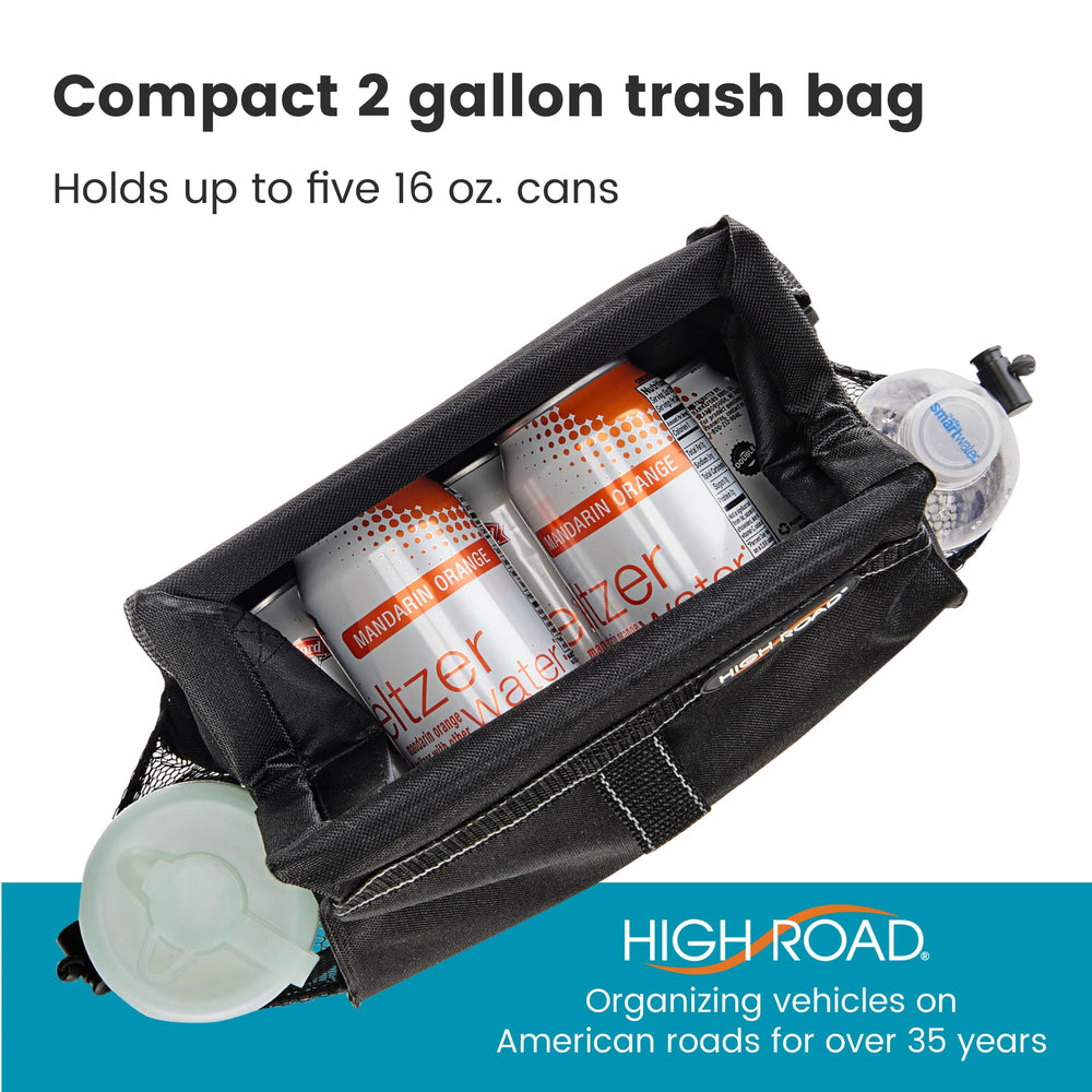 High Road side pockets holding bottles and wipes showing organized storage benefit