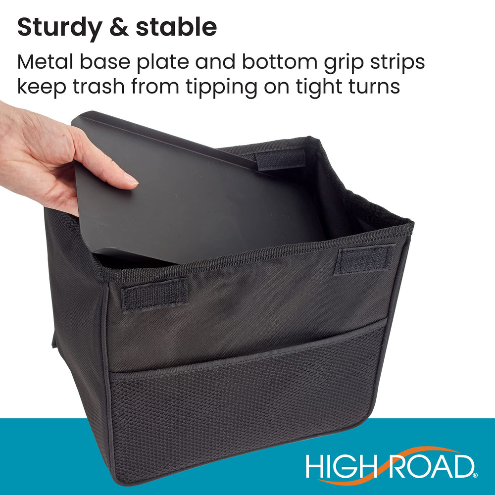 High Road underside showing weighted base and grip strips for anti-tip benefit