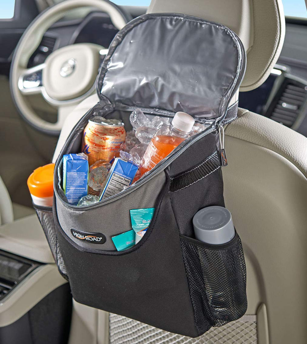 High Road interior view with PEVA lining showing chilled bottles and easy wipe-clean benefit