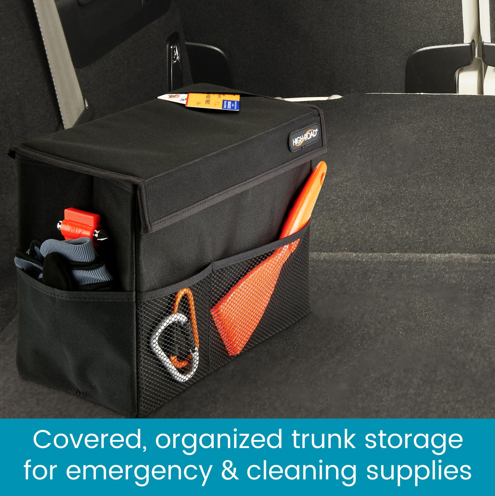 High Road Carganizer external pockets detail keeping small essentials tidy