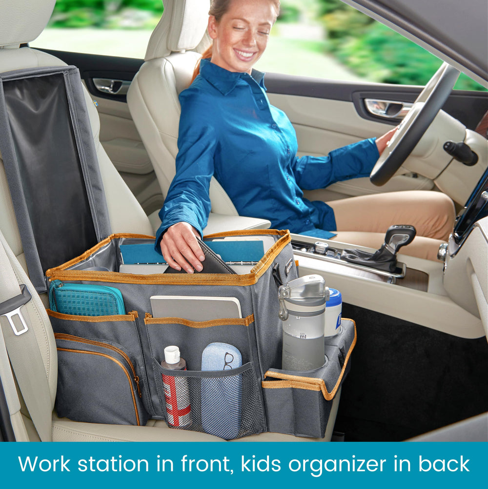 High Road open lid tray view demonstrating sturdy work surface and organization benefit