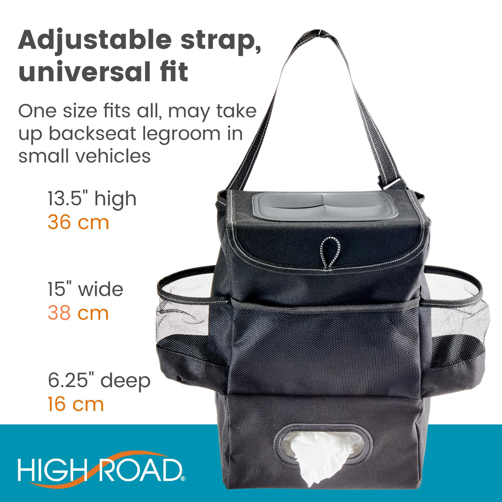 High Road installed on passenger seatback improving cabin organization