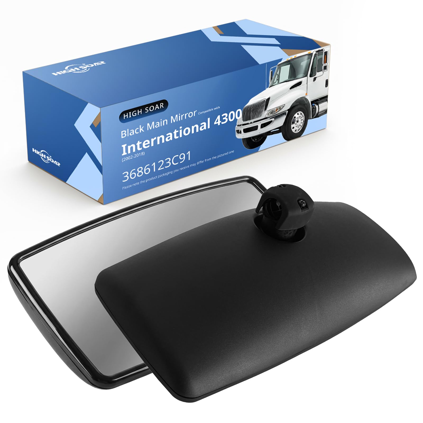 High Soar on a truck driving on highway illustrating real-world visibility and safety improvement