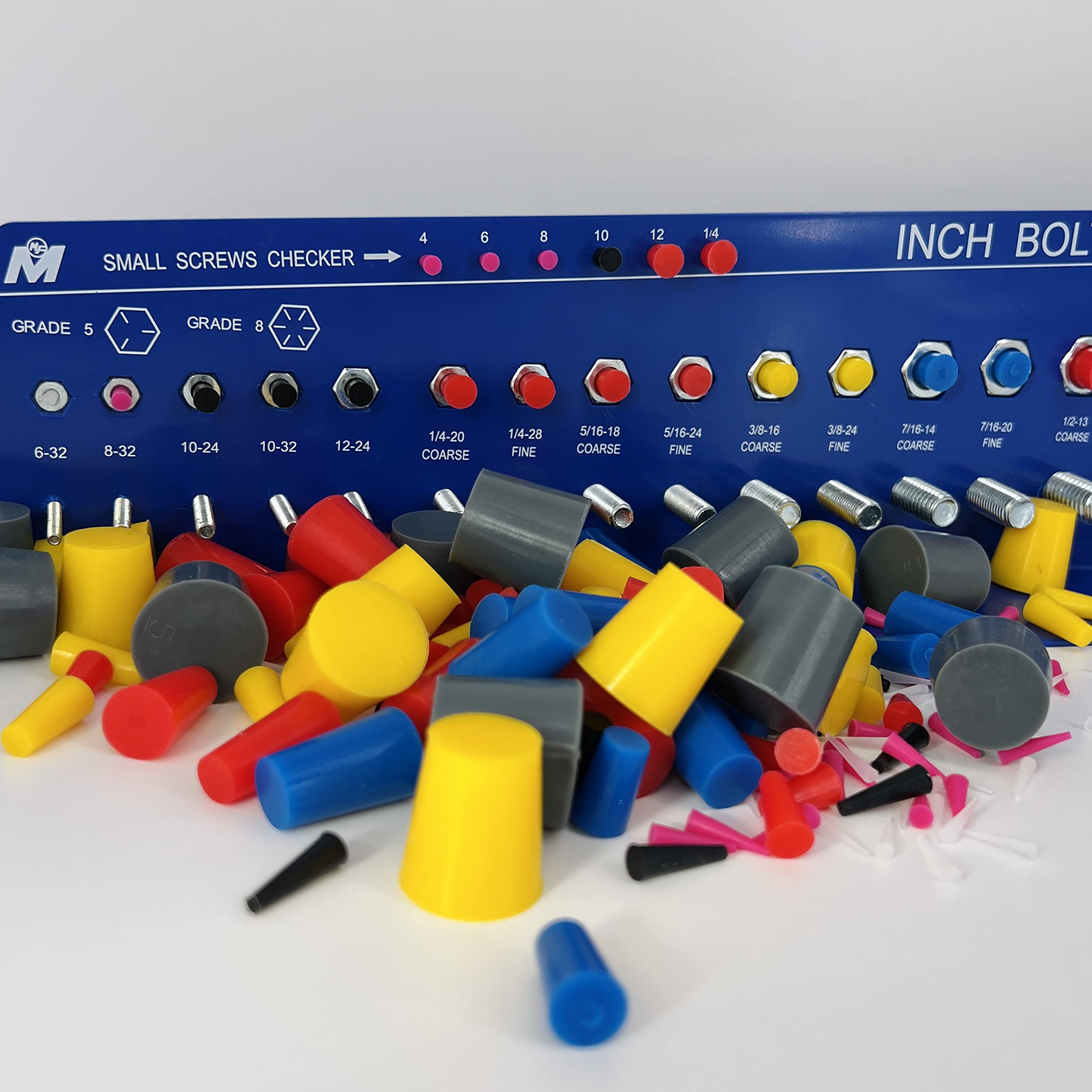 High Temp Masking Supply storage container with plugs organized for fast access and job efficiency
