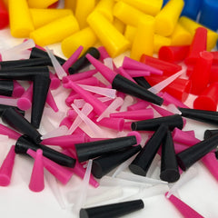 High Temp Masking Supply organized size layout displaying all plug diameters for instant size matching
