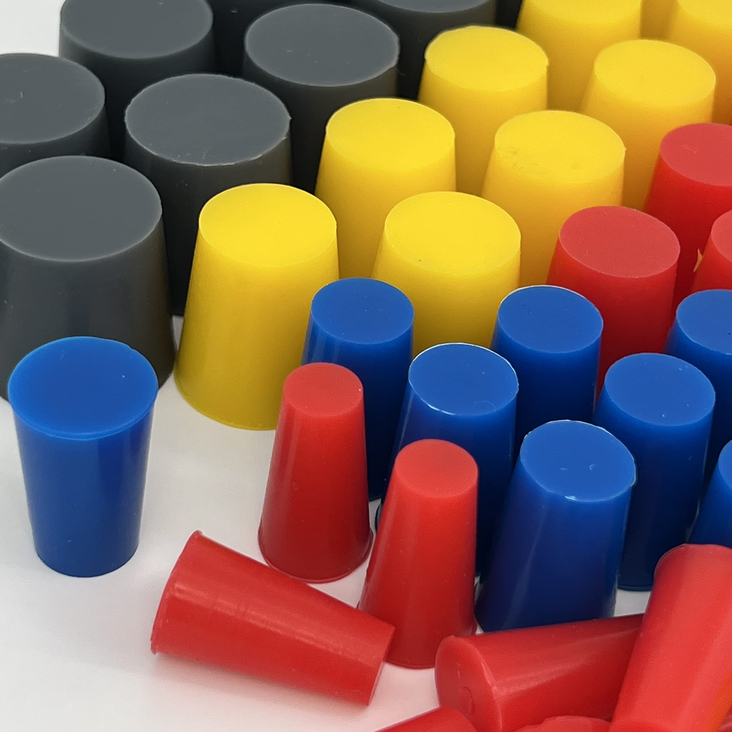High Temp Masking Supply plugs used during powder coating showing protection and clean edges