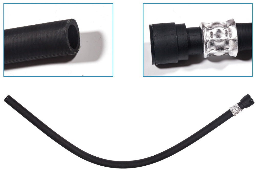 HIHIAV hose next to ruler illustrating correct size and routing accuracy