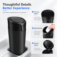 Hiitytin installed in car cup holder for space-saving convenience