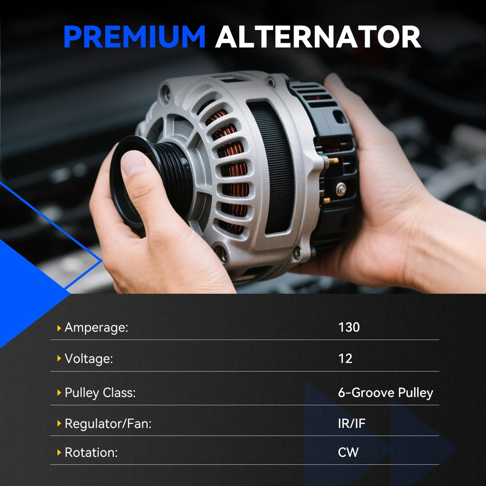 Hikevent alternator side profile highlighting compact design and durability benefit
