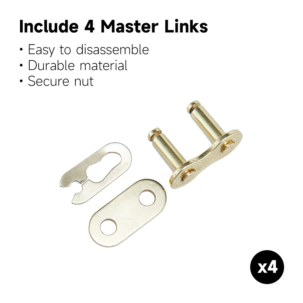 HILAKE master link detail highlighting secure connection and quick installation benefit